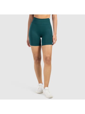 SMILODOX Shorts Amaze Scrunch in Dunkelgrün