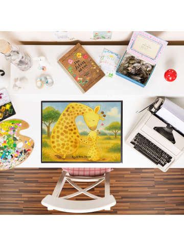 Mr. & Mrs. Panda Schreibunterlage Giraffe Kind Design ohne Spruch in Weiß