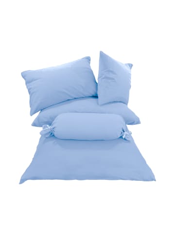 Traumschloss Exclusiv Edel-Jersey Kissenbezug in mittelblau