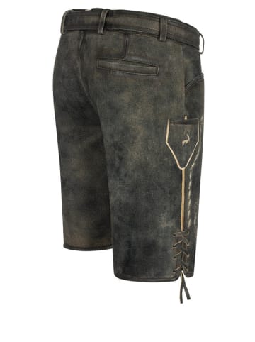 Stockerpoint Lederhose kurz Tristan in Torf