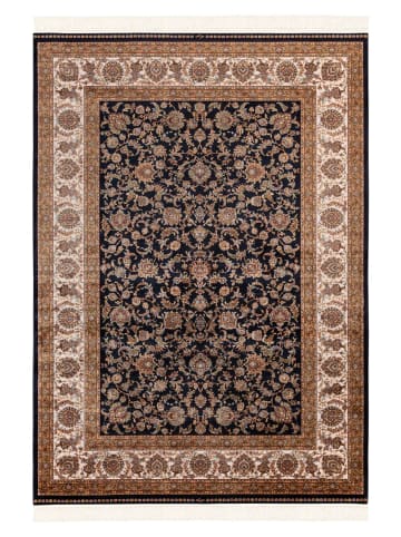 obsession Wohnzimmer Teppich – Vintage Teppich Babil 310 in blau - rechteckig