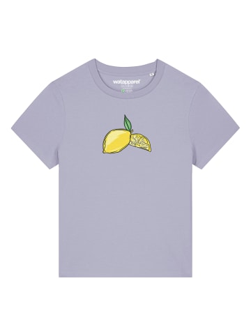 wat? Apparel T-Shirt Lemon in Lavender