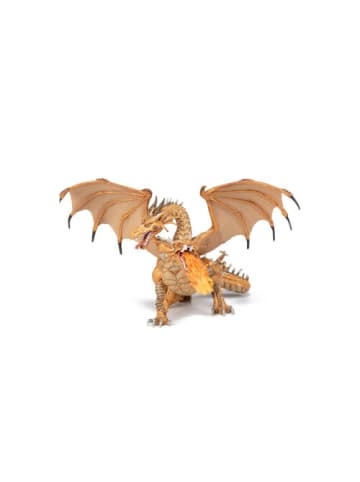 Papo Spielfigur 38938 Zweiköpfiger Drache, gold - ab 3 Jahre