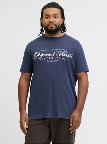 JACK & JONES PLUS T-shirt in Ocean Cavern