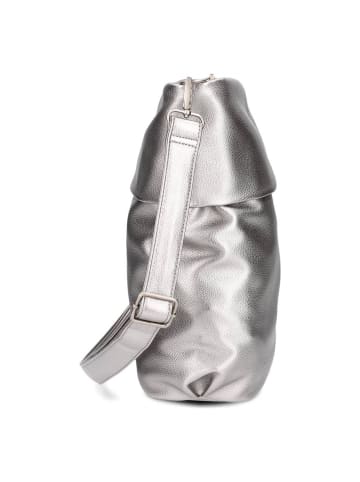 Zwei Mademoiselle.M Schultertasche 31 cm in silver