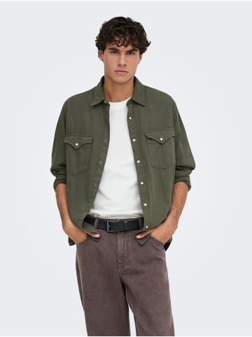 ONLY & SONS Hemd in Beluga 1
