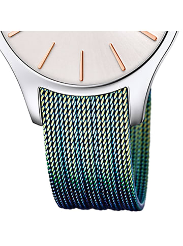 Lotus Analog-Armbanduhr Lotus Bliss blau, grün mittel (ca. 32mm)