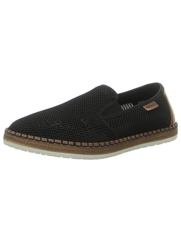 rieker Sportlicher Slipper in schwarz