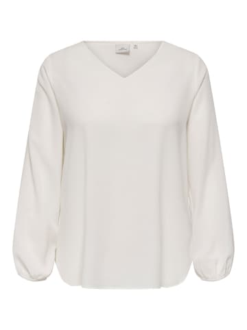 ONLY Carmakoma Bluse in Cloud Dancer 1