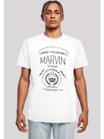 F4NT4STIC T-Shirt Looney Tunes Marvin The Martian Where's The Kaboom in weiß
