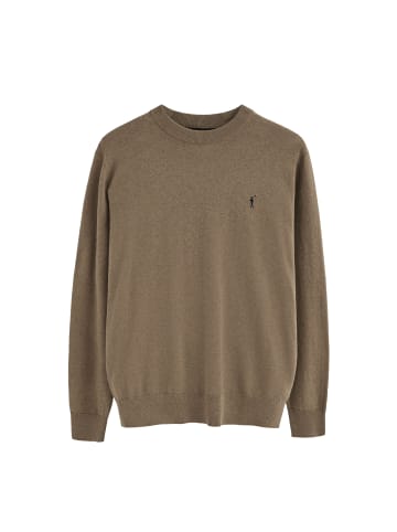 Polo Club Pullover in Dunkelbraun Vigore