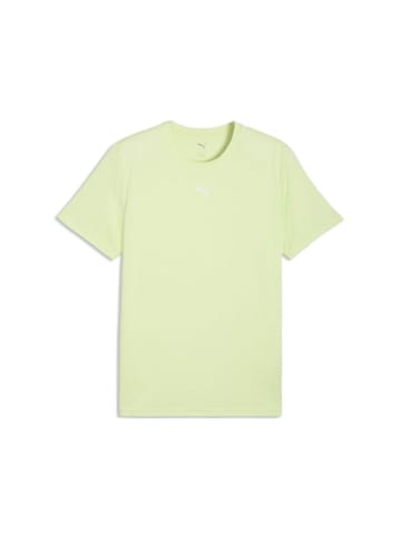 Puma T-Shirt "M Tad Essentials Heather Cat Tee (CF Small Cat)" in Grün