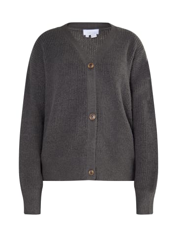 usha WHITE LABEL Damen Strickcardigan in Anthrazit