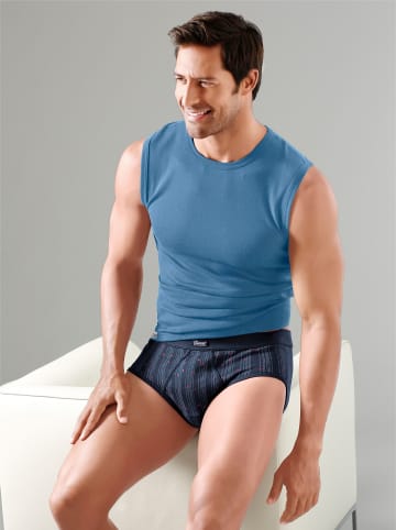 WITT WEIDEN Shirt in blau + grün + weiß