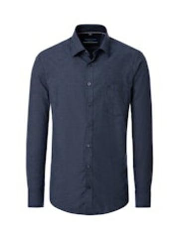 CASAMODA Langarm FreizeitHemd für Herren in marineblau