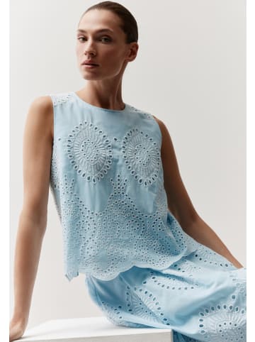 More & More süßes, feminines Spitzentop in colour contrast lace