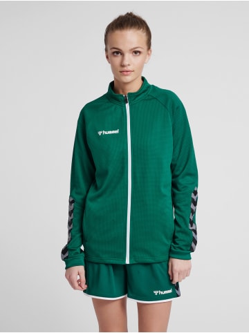 Hummel Reißverschluss Jacke Raglanärmel Hmlauthentic Damen in EVERGREEN