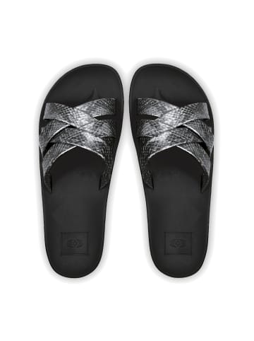 Brasileras Pantoletten "Bucla" in Silber