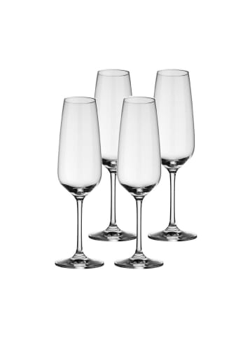 Villeroy & Boch 4er Set Sektgläser Voice Basic in 360 ml in transparent