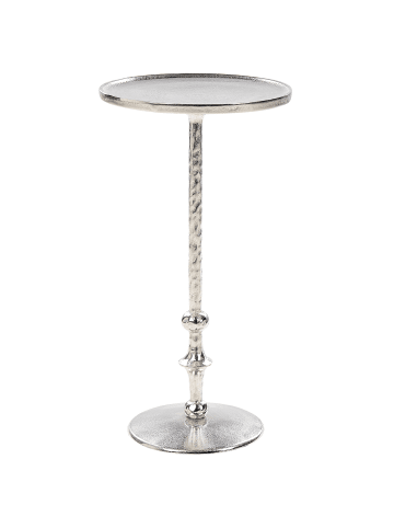 Beliani Beistelltisch MEDA in Silber - (W) 32 x (H) 61 x (L) 32 cm