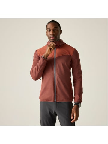 Regatta Fleecejacke Finchdale mit Kapuze in rot