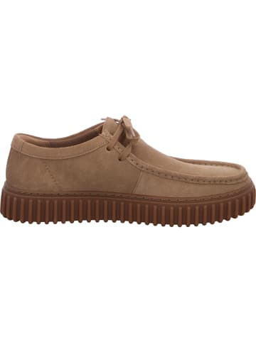Clarks Schnürer Torhill Lo in Beige