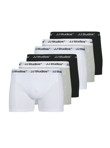 Jack & Jones Retro Short / Pant Soho in Grau / schwarz / weiß