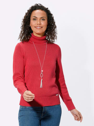 WITT WEIDEN Rollkragenpullover in korallenrot
