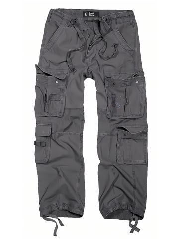 Brandit Cargohose "Pure Vintage Trouser" in Grau