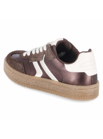 Tamaris Schnürhalbschuh in metallic