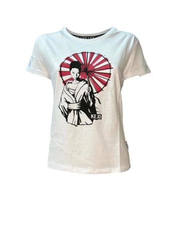 KEJO T-Shirt 231A3MXOS0XMJ Weiß