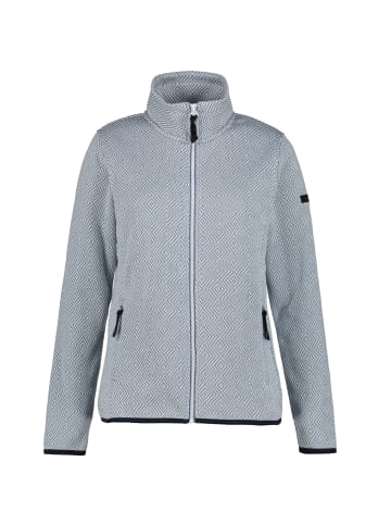 Icepeak Strickfleecejacke Aulti in Hellblau