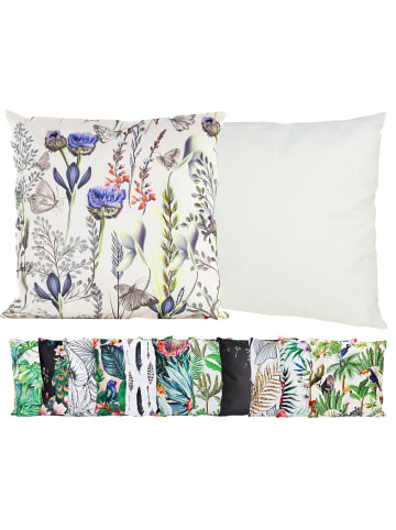 JACK Outdoor Dekokissen Motiv 45x45cm inkl. Füllung Schmetterlingswiese