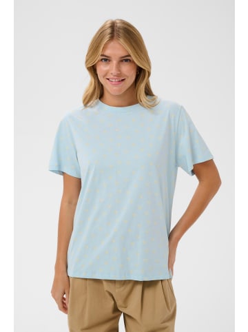SAINT TROPEZ T-shirt PammuSZ Gerade Passform in Skyway White Sketched Hearts