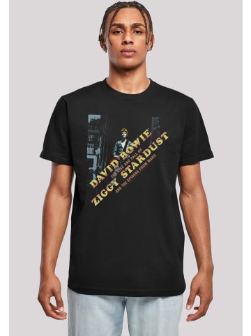 F4NT4STIC T-Shirt David Bowie Ziggy Diagonal in schwarz