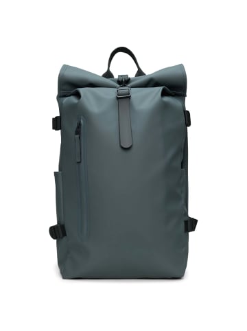 RAINS Rolltop - Rucksack L 16" 52 cm (blue dusk) in dark grey