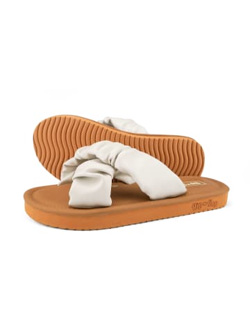 Flip Flop Sandalen "fauna*cross" in hellbeige