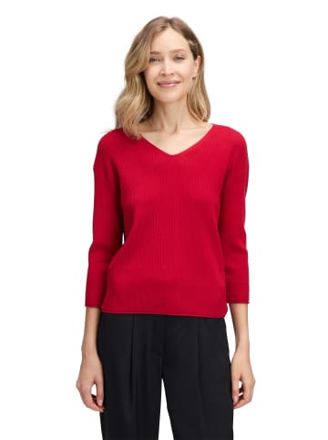 Betty Barclay Feinstrickpullover mit V-Ausschnitt in Rot