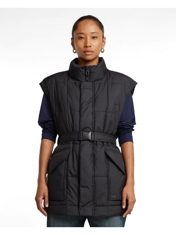 G-Star Raw Belted Padded Weste dk black