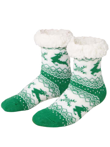 tectake Flauschsocken, Dickes Innenfutter und breiter Rand aus Plüsch