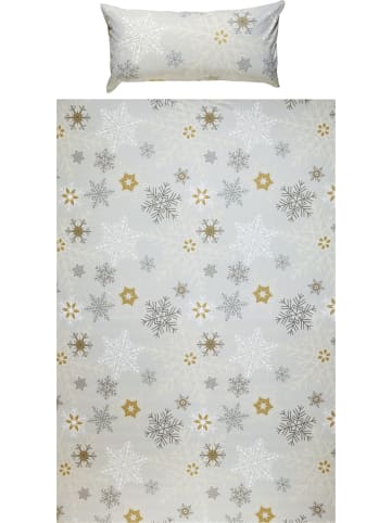 REDBEST Biber Bettwäsche in silber