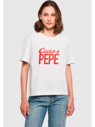 Mister Tee Mister Tee Damen Cacio E Pepe Tee in white