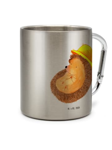 Mr. & Mrs. Panda Thermobecher Igel Beten ohne Spruch in Silber