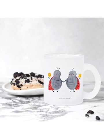 Mr. & Mrs. Panda Teetasse Sternzeichen Zwilling ohne Spruch in Transparent