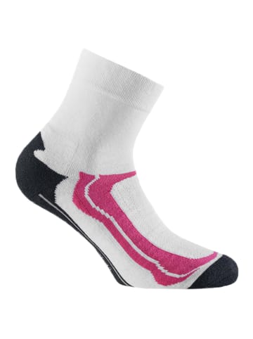Rohner Socken 2er Pack in Weiß/Pink