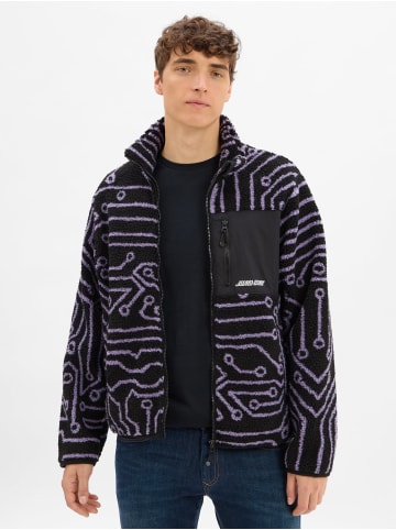 Santa Cruz Fleecejacke Freestyle Jacket in schwarz flieder - 0001