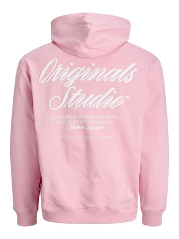 Jack & Jones Kapuzenpullover in Prism Pink