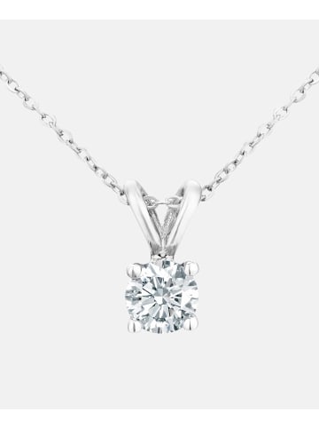 Diamant L'éternel Halskette mit Anhänger aus 375 Weißgold mit 0.25 Karat Diamant