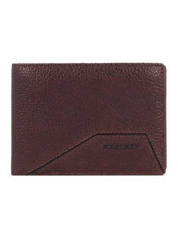 Piquadro Rhino Geldbörse RFID Schutz Leder 12.5 cm in dark brown