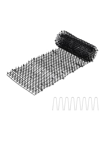 relaxdays 2 x Dornengitter in Schwarz - (B)200 x (T)30 cm